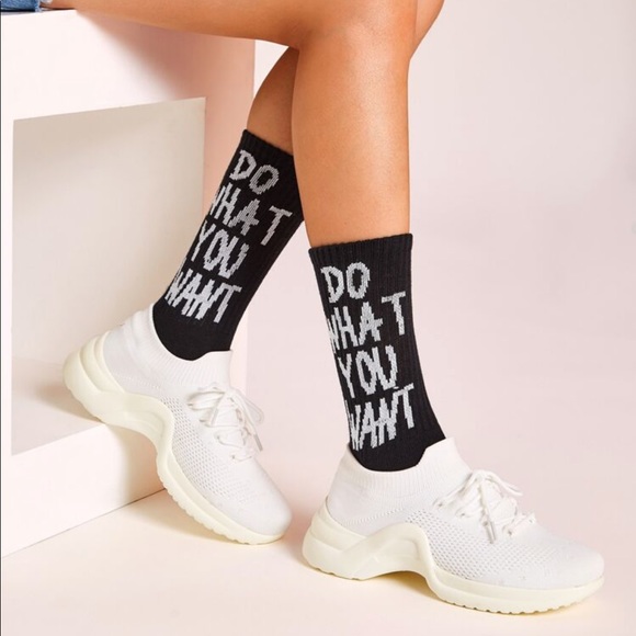 TRENDY “Fuck Off”Socks!😘🖕🏼(2 pairs) - Picture 6 of 7